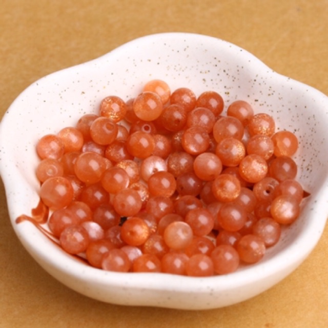 GIÁ BUÔN  Tự nhiên 100%: Hạt Sunstone làm vòng tay, PH879