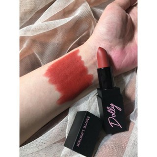 [Cam Đỏ Cháy ] Son Sáp Phủ Phấn Dolly Không Chì Màu Cam Đỏ Cháy