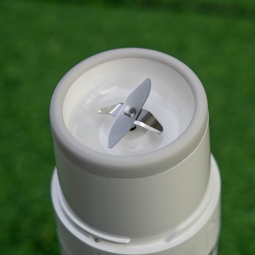 Máy xay sinh tố cầm tay - Máy xay tích điện mini Xiaomi Mijia MJZZB01PL- 4 lưỡi inox 304 cao cấp - Sạc pin tiện lợi