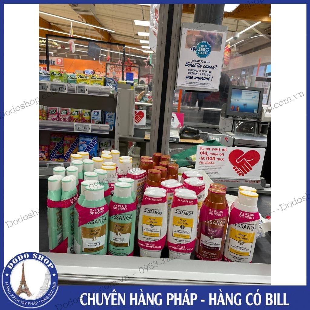 Dầu gội Dessange xanh dành cho tóc dầu (mẫu mới) giúp hết bết tóc, tóc bông, tơi và mượt.- desange