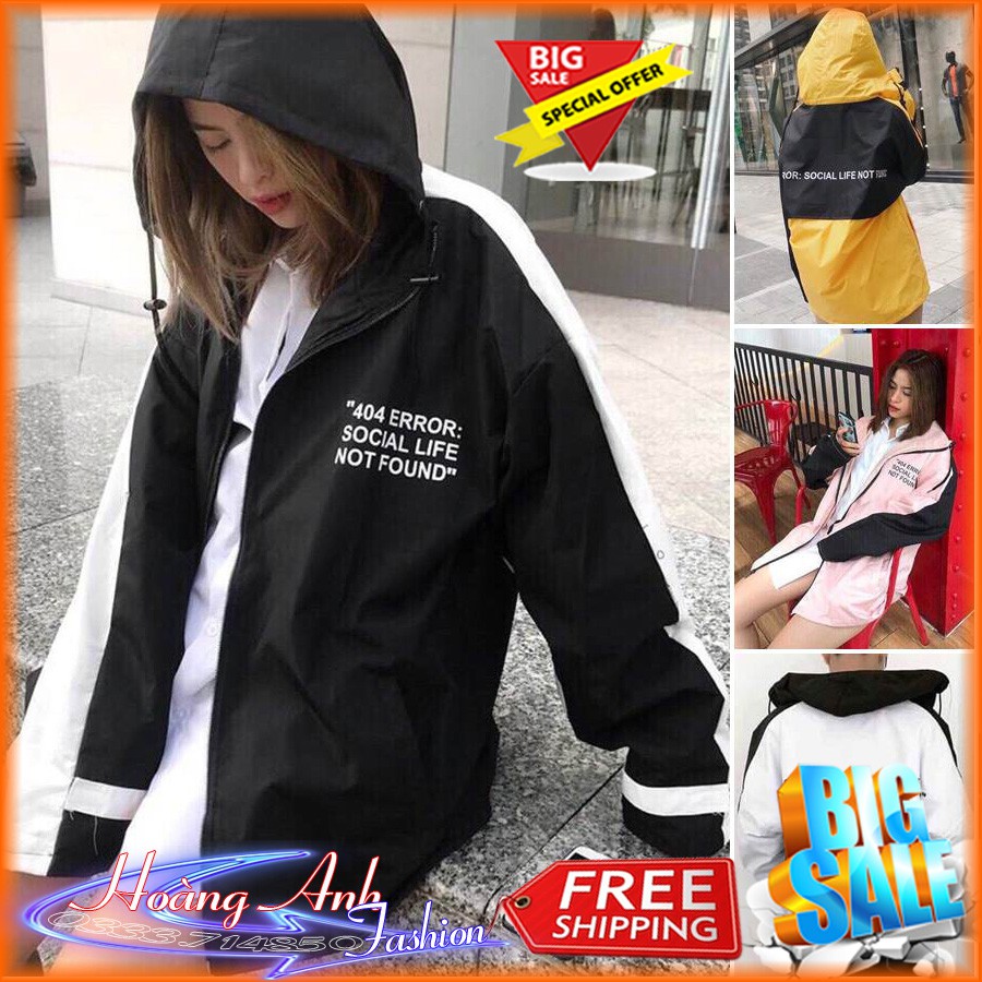 FREESHIP_ÁO KHOÁC DÙ 404 Error [Kèm Ảnh Thật - Có Form Rộng XL)