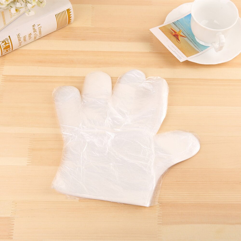Set 50 / 100 Găng Tay Nhựa Plastik Pakai Buang Dùng Một Lần
