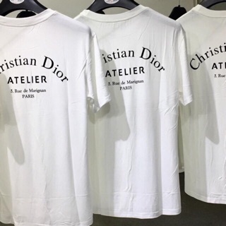 Áo phông D I O R cotton cao cấp - đen, trắng