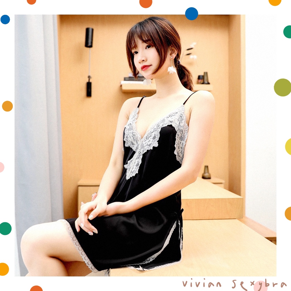 🎀sexy đồ ngủ🎀ren Cao cấp siêu đáng yêu+Quần lót Freesize 40-65kg---022 | BigBuy360 - bigbuy360.vn