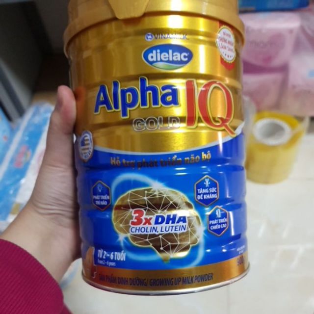 Sữa bột vinamilk Diealac Alpha Gold step 4 900g