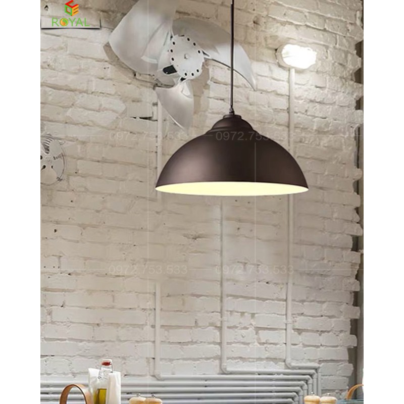Đèn trang trí T073 ,chao đèn thả lắp bóng công suất lớn cho salon,nail 40cm