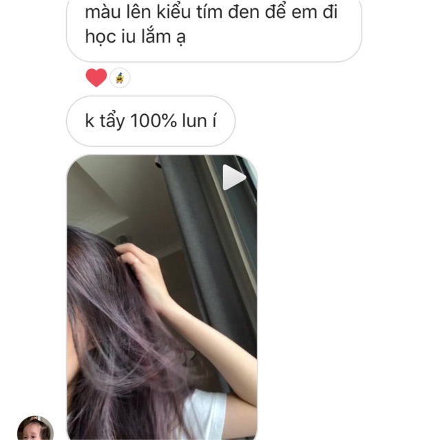 Thuốc nhuộm tóc màu TÍM +kèm oxy trợ dưỡng và găng tay | BigBuy360 - bigbuy360.vn