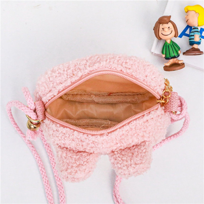 Hàng Mới Về Mới Túi Đeo Chéo Hình Thỏ Hoạt Hình Dễ Thương Cho Bé Gái