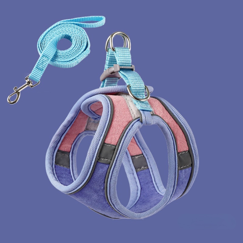 Màu tương phản thời trang Dây xích mèo / Chống ly khai / Áo vest / Dây đeo ngực phản quang cho mèo và dây chó