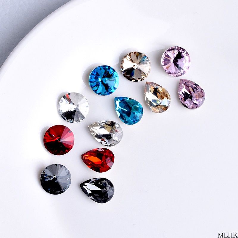 Miếng Dán Trang Trí Bụng Không Cần Khoan Lỗ Đính Đá Kim Cương Dành Cho Nữ