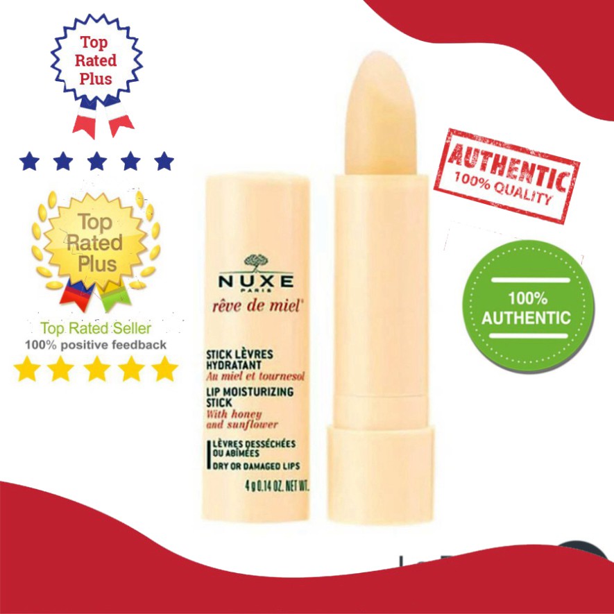 Nuxe Reve De Miel Lip Moisturizing Stick - Son Dưỡng Môi 4gr