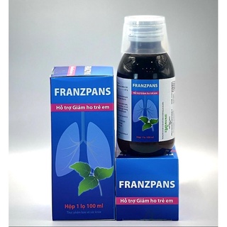 Franzpans 100ml siro ho thảo dược chiết xuất từ Cao lá thường xuân hỗ trợ giảm ho, viêm đường hô hấp