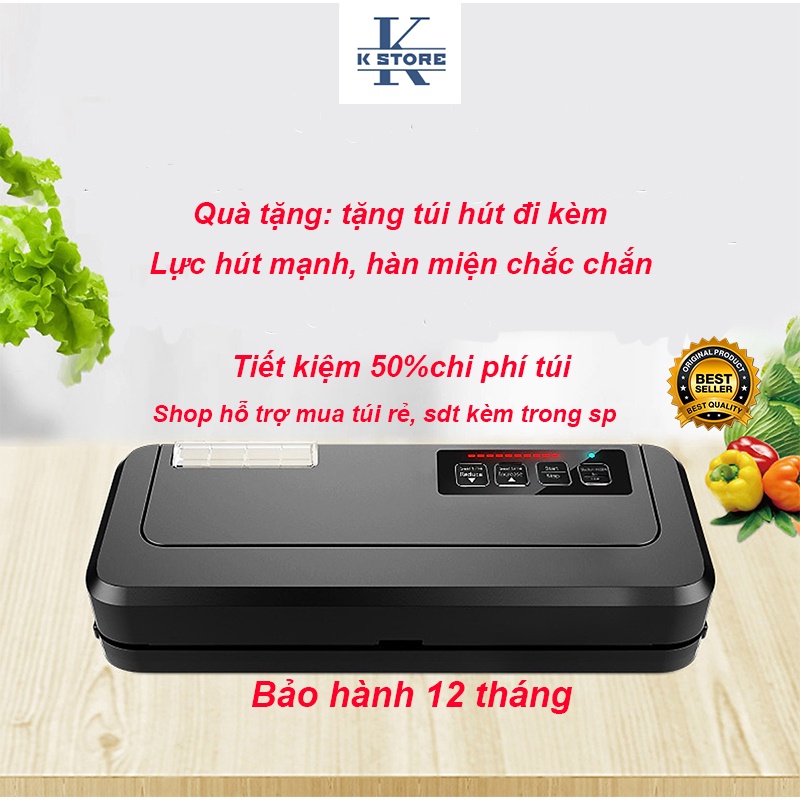 Máy hút chân không thực phẩm KAW P280 công suất lớn bảo quản thực phẩm không kén túi bảo hành 12 tháng