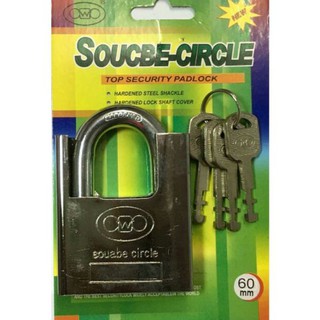 Ổ Khóa Chống Cắt 3 Vòng Soucbe 60mm (Chính Hãng)