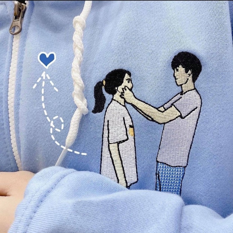 Áo khoác Hoodie Zip LoveMint/ Blue Nam nữ Unisex  Jaystoree