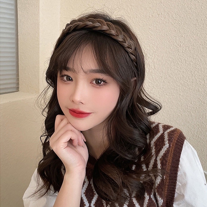 Cài Tóc Giả Thắt Bím Thời Trang Hàn Quốc