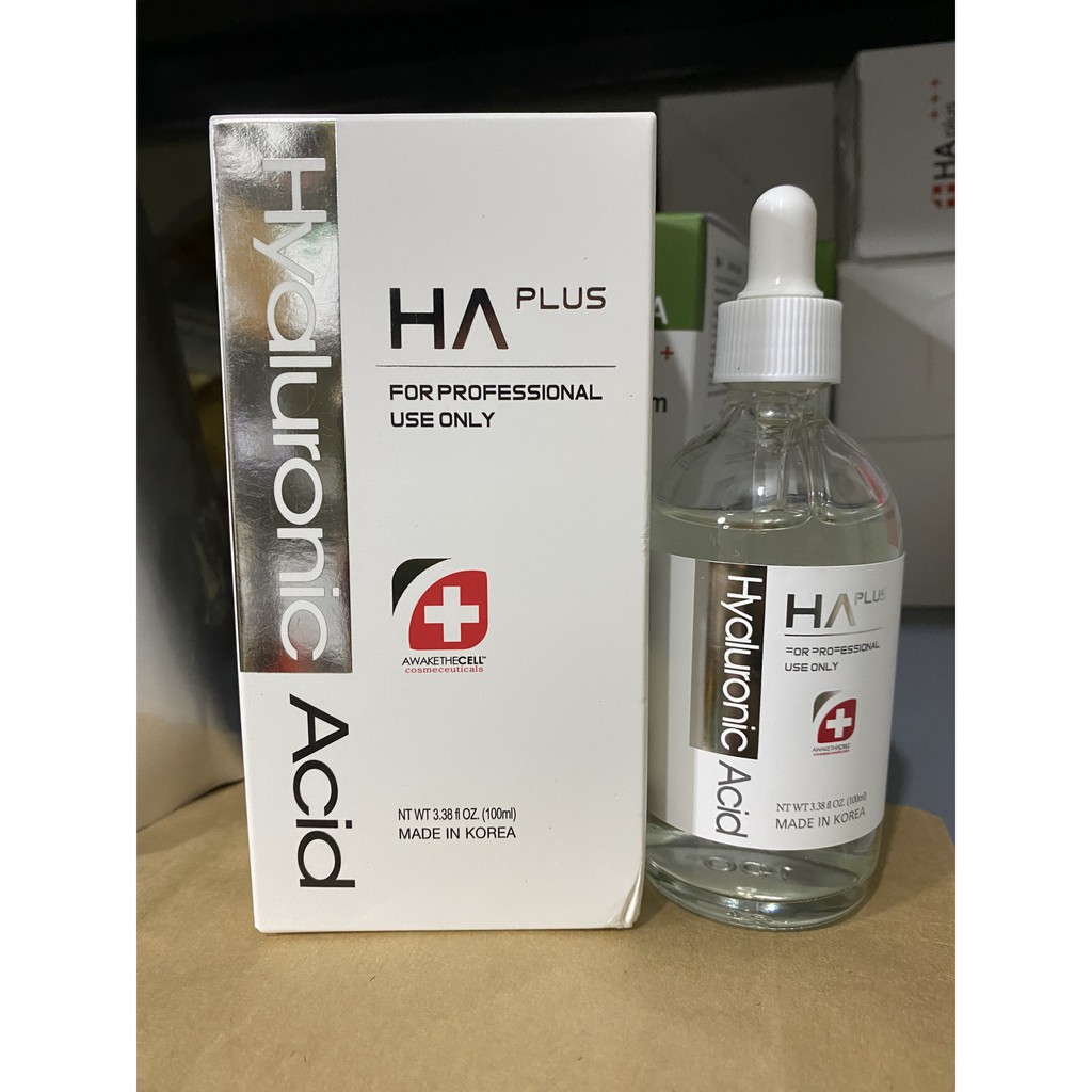 Serum HA Plus dùng trong spa thẫm mỹ viện chai 100ml ( HA Bạc )
