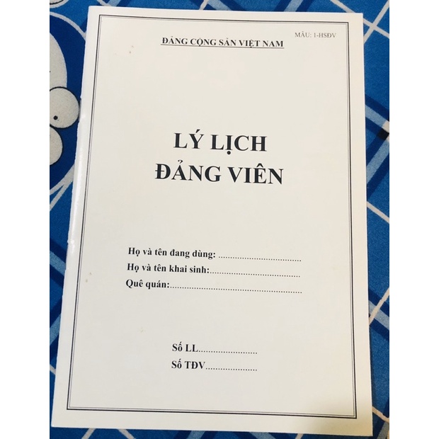 LÝ LỊCH ĐẢNG VIÊN-combo 5 cuốn