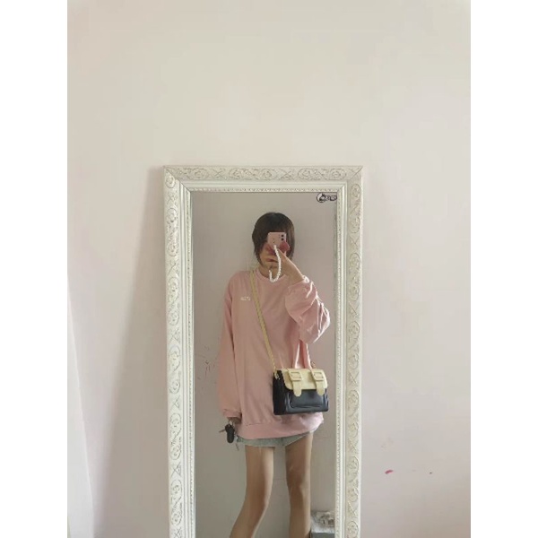 Áo Sweater Basic Chất Nỉ Da Cá Phong Cách Hàn Quốc