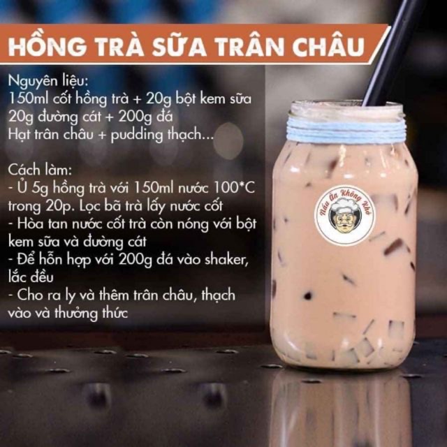 Sét làm hồng trà sữa