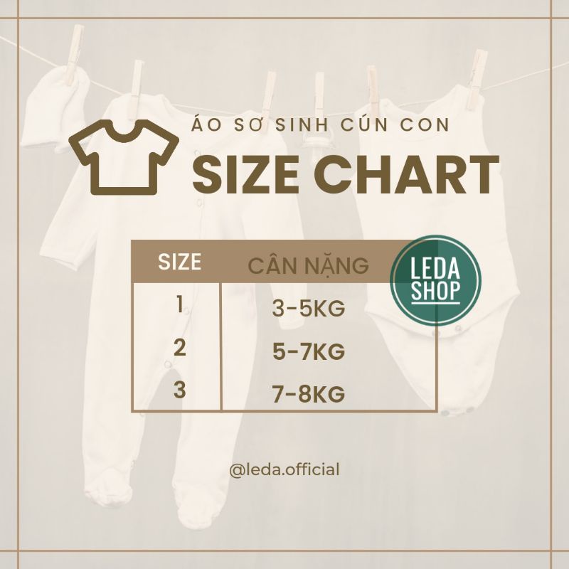 Áo sơ sinh DÀI tay cotton mềm mát, cài nút xéo Cuncon Vietnam