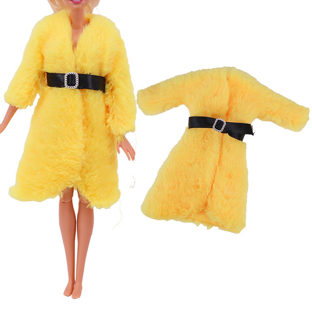 Áo Khoác Lông Dáng Dài 26-30cm Thời Trang Mùa Đông Cho Búp Bê Nhiều Màu Sắc