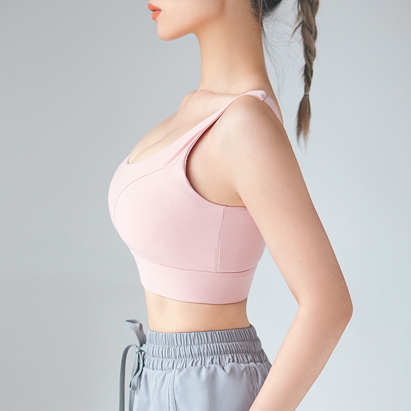 Áo ngực thể thao Sportsangel tích hợp áo ngực lớn chống sốc phong cách yoga cho chạy bộ