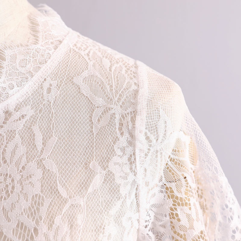 Vỏ Bọc Cổ Áo Sơ Mi Giả Thêu Ren Có Thể Tháo Rời