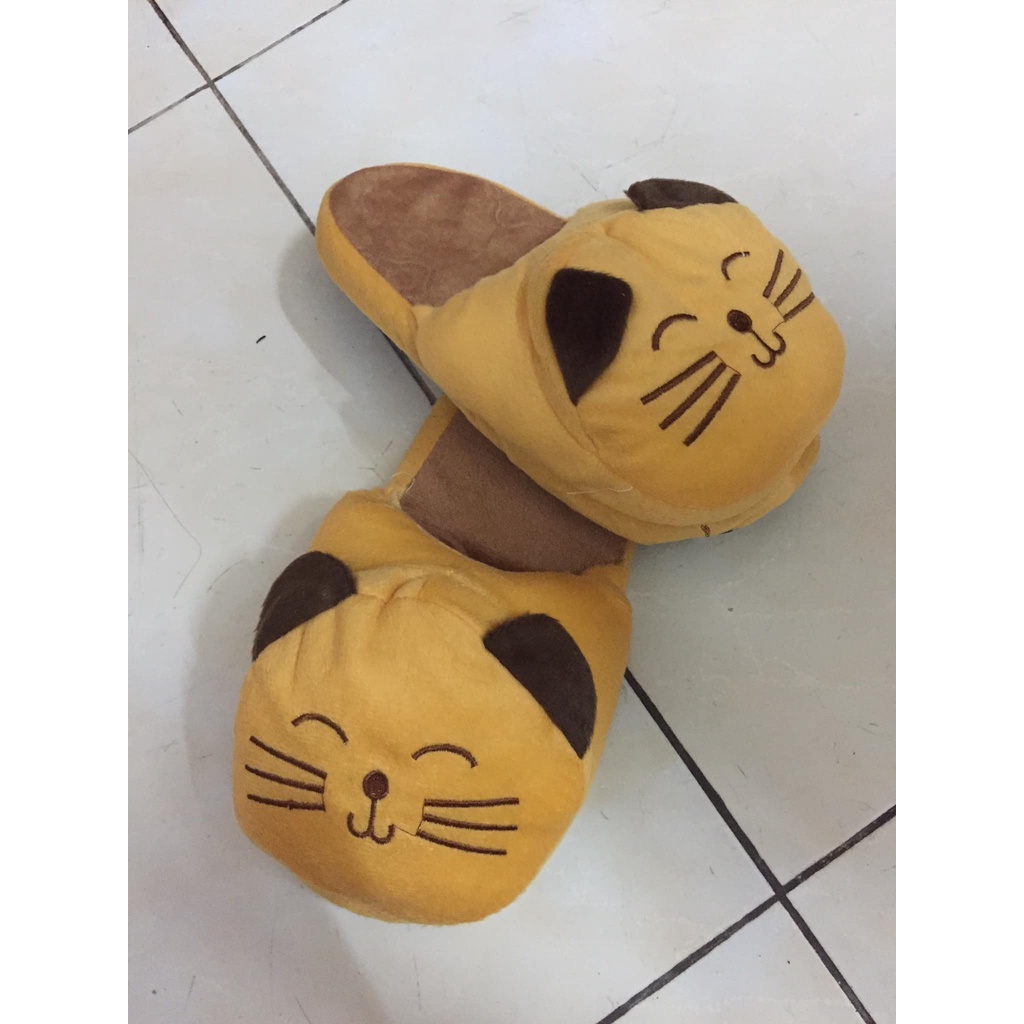 Dép bông mang trong nhà hình thú hoạt hình