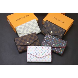 Ví W266-15 LV Sarah monogram Fullbox