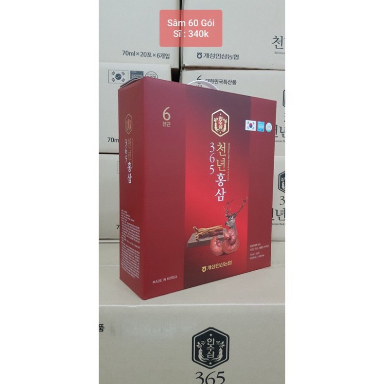 Nước Hồng Sâm Nhung Hươu Hàn Quốc mẫu mới
