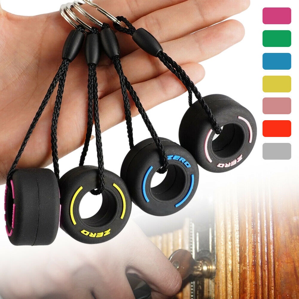 Móc khóa xe hơi F1 hình bánh xe đua thời trang