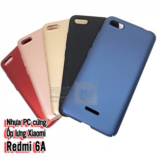 Ốp lưng Xiaomi Redmi 6A Nhựa PC cứng - Không bám vân tay