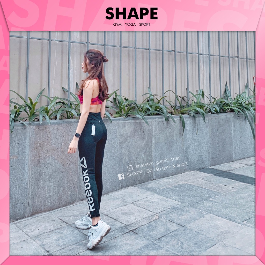 [Mã SMA071008 hoàn 10K xu đơn 0Đ] Quần legging nữ tập gym R.e.e.b.o.k [ QD192]