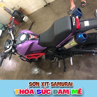 Chai sơn màu Tím 1142 Sơn xit Samurai .