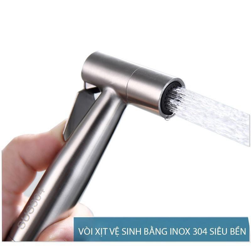 Đầu xịt vệ sinh inox 304 siêu mạnh, đầu xịt vệ sinh siêu bền đời mới