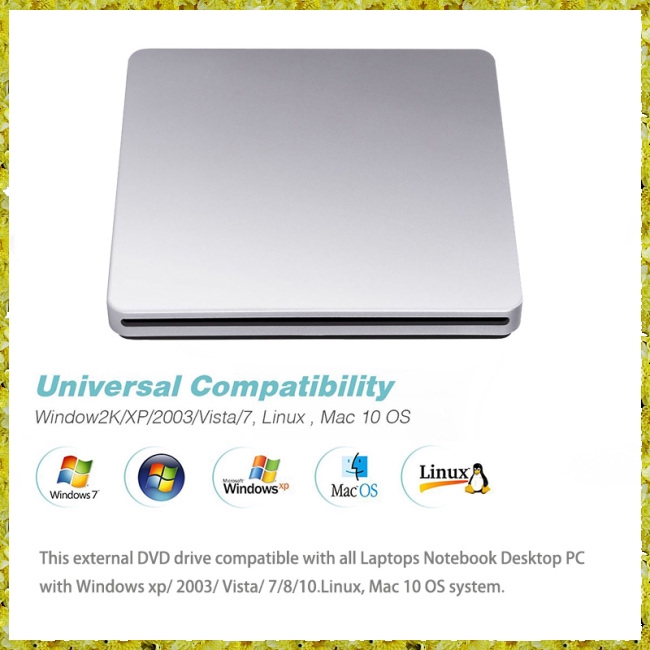 Ổ đĩa CD DVD kết nối USB cho Apple MacBook Air Pro