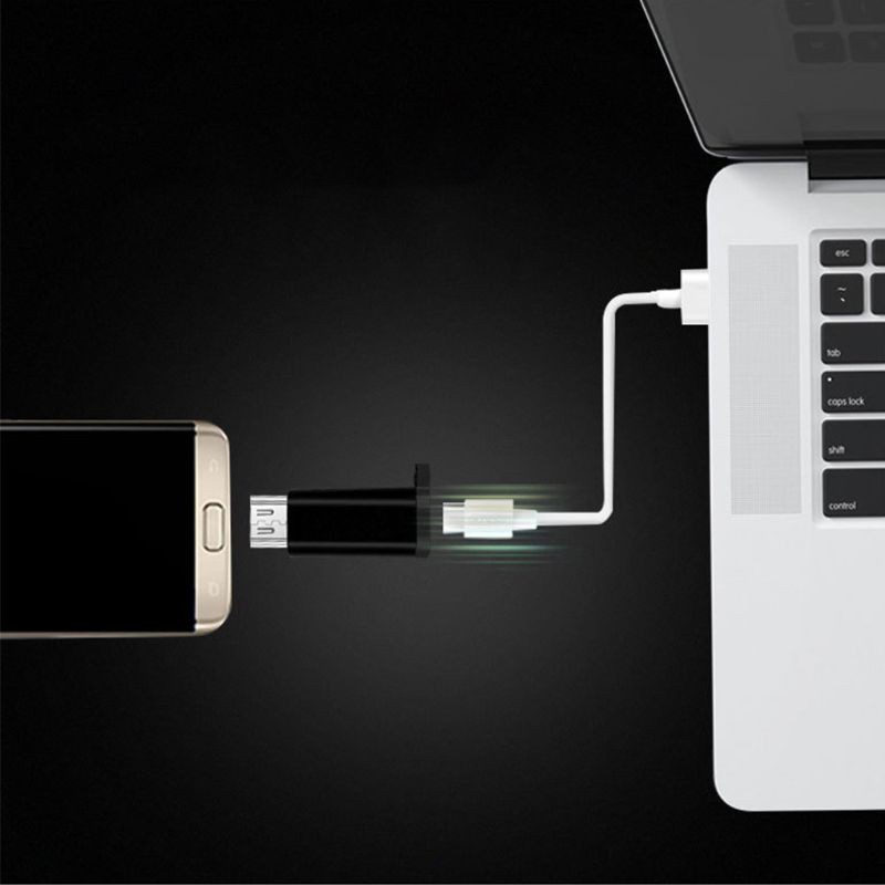 Đầu chuyển đổi cổng type C sang Micro USB có móc khóa