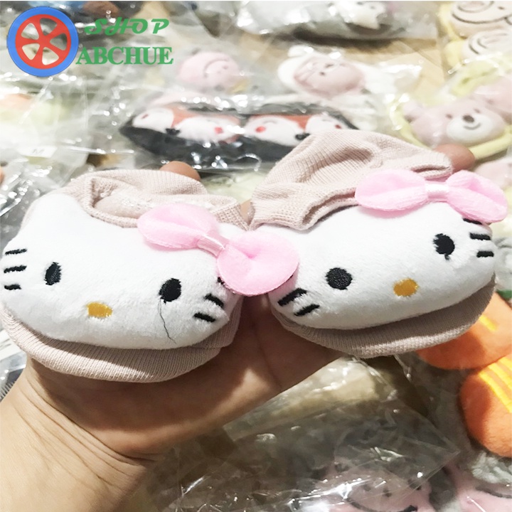 Tất vớ hình thú cho bé trai bé gái trẻ sơ sinh chống trơn trượt -nhiều mẫu
