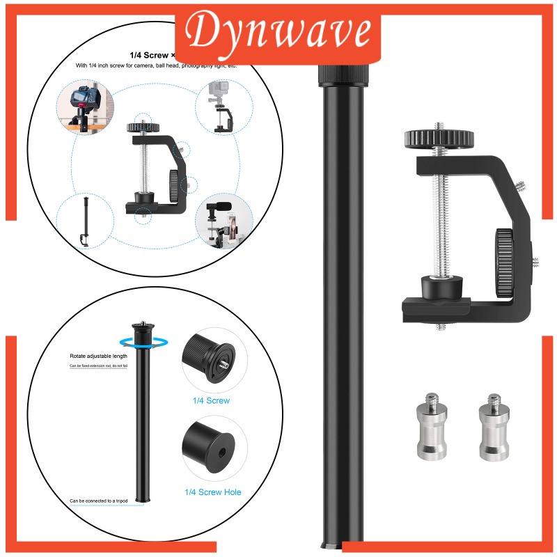 [DYNWAVE] Table Desk Camera Clamp Mount w/1/4&quot; Screw for DSLR Camcorder