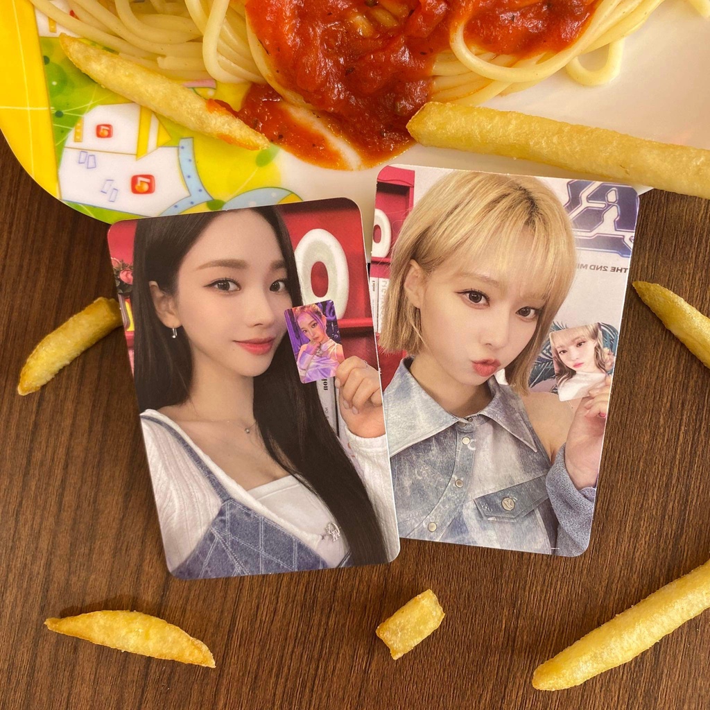 Ảnh photocard Aespa My world Girls hottracks streaming Karina Winter Ningning Giselle Target pob card mumo ktown4u ktown