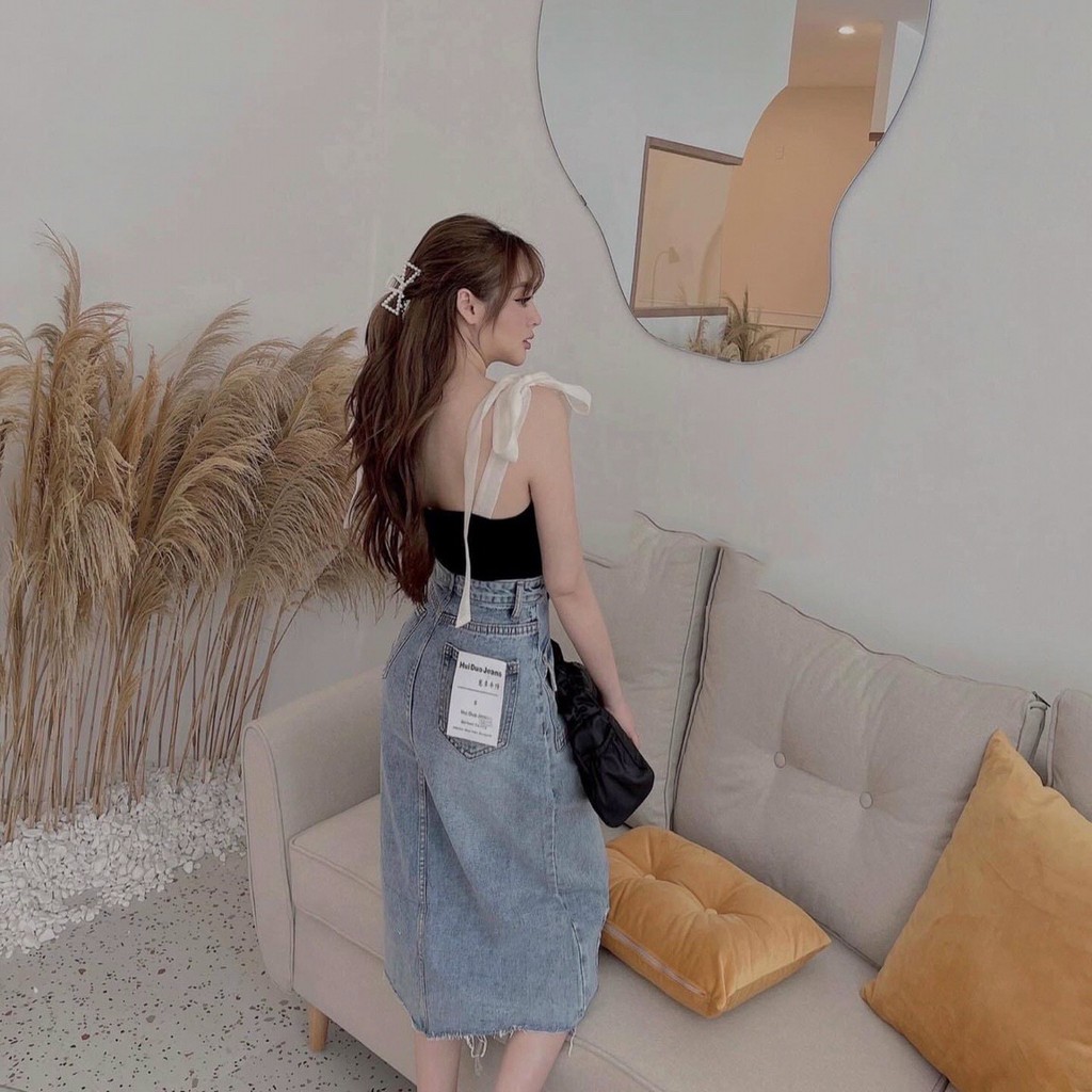 [FREESHIP] Áo Hai Dây Cột Nơ Hotgirl BGTV74213