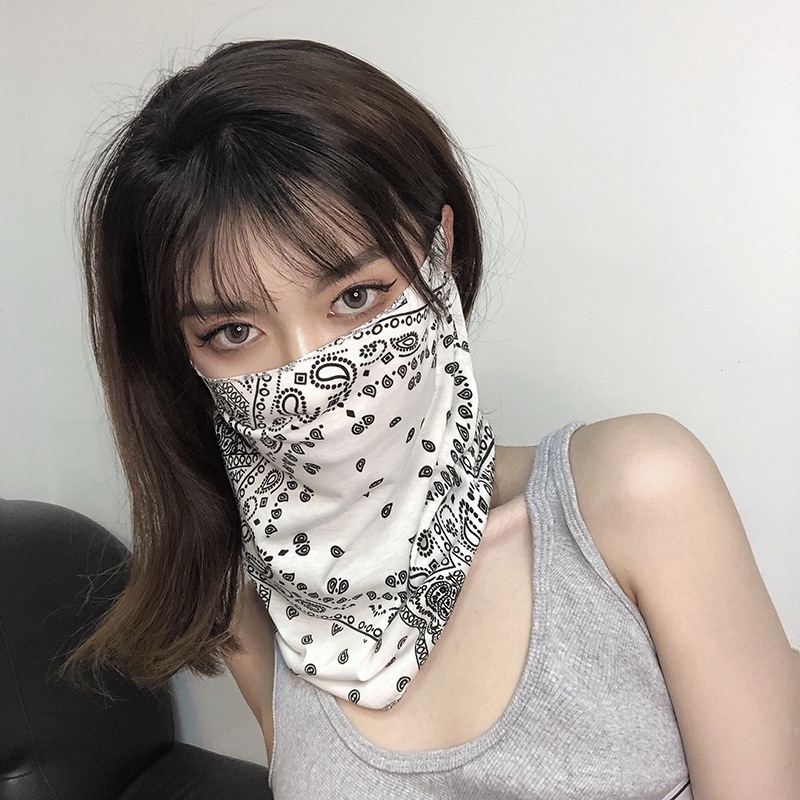 Khẩu trang/ Ống bao cánh tay/ Set thời trang Hàn thích hợp phái nữ