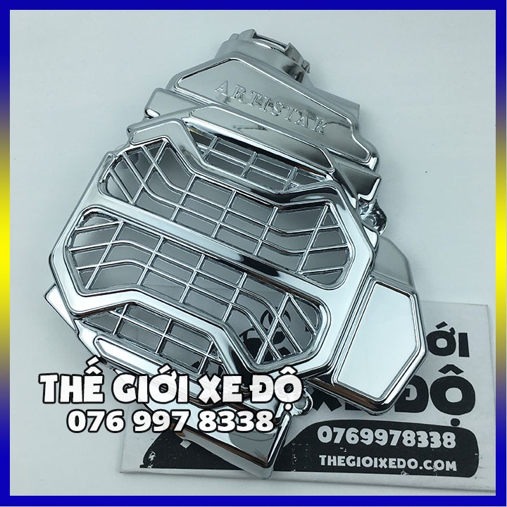 Ốp két nước Air Blade 2008 - 2010 xi crom cho AB đời đầu và AB Thái - phụ kiện trang trí ốp xi inox xe AB