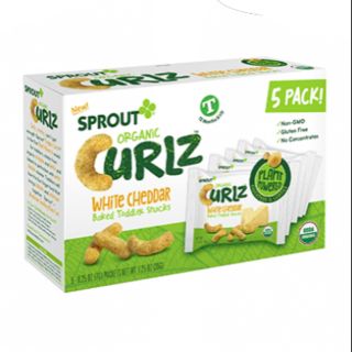 Bánh ăn dặm curlz phô mai hữu cơ hộp giấy 35g