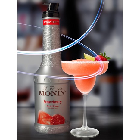 Monin Strawberry Puree (Dâu tây) 1L (Mứt puree Monin Vị Dâu)