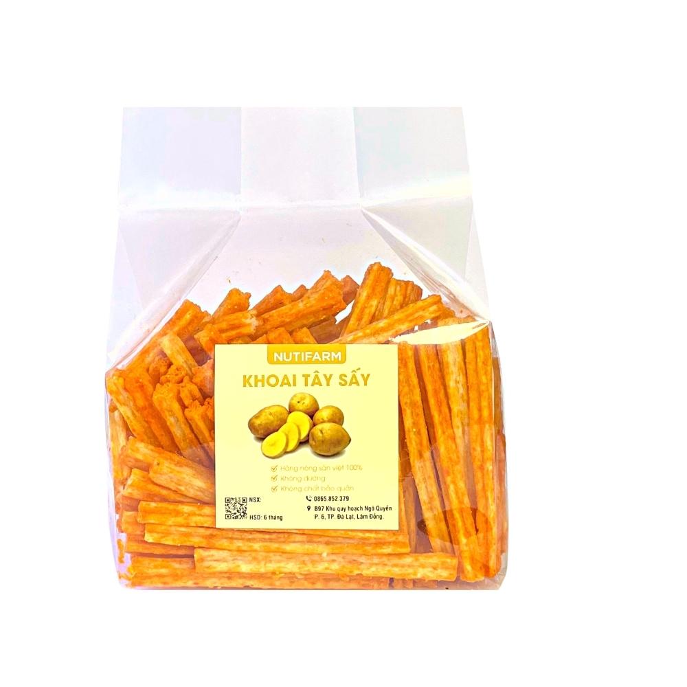 Mít sấy khô nguyên cánh loại 1 không đường giòn ngọt tự nhiên 250gr, hoa quả sấy