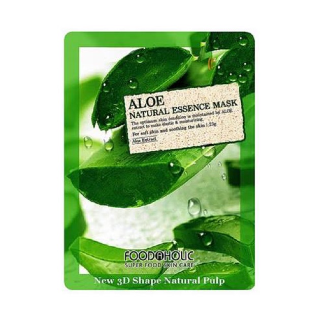 Mặt Nạ Dưỡng Da 3D Foodaholic Hàn Quốc Dưa Leo, Cà Chua, Lựu, Nhân Sâm, Nha Đam, Collagen, Nhân Sâm, Tre, Mật Ong, Olive | BigBuy360 - bigbuy360.vn