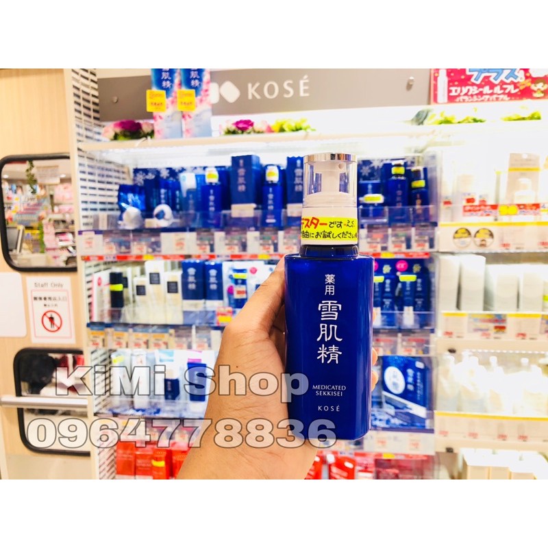 Sữa dưỡng trắng da Kose Sekkisei Medicated Whitening Emulsion 140ml