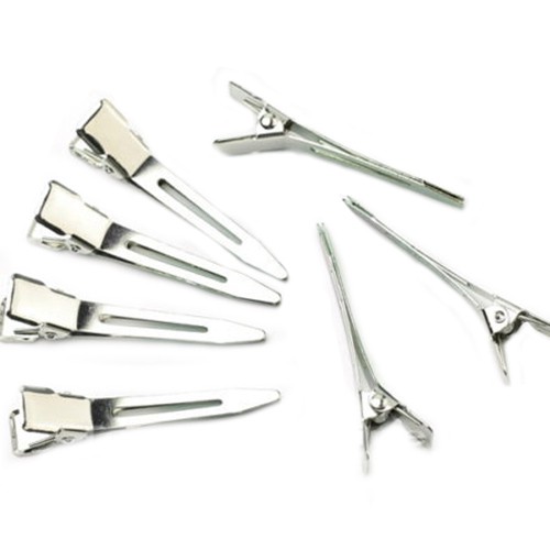 Set 50 Kẹp Tóc Cá Sấu Phẳng DIY Cho Nữ